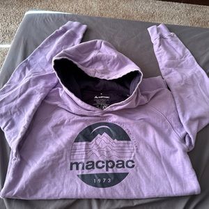 Macpac lavender hoodie aus 14/US M